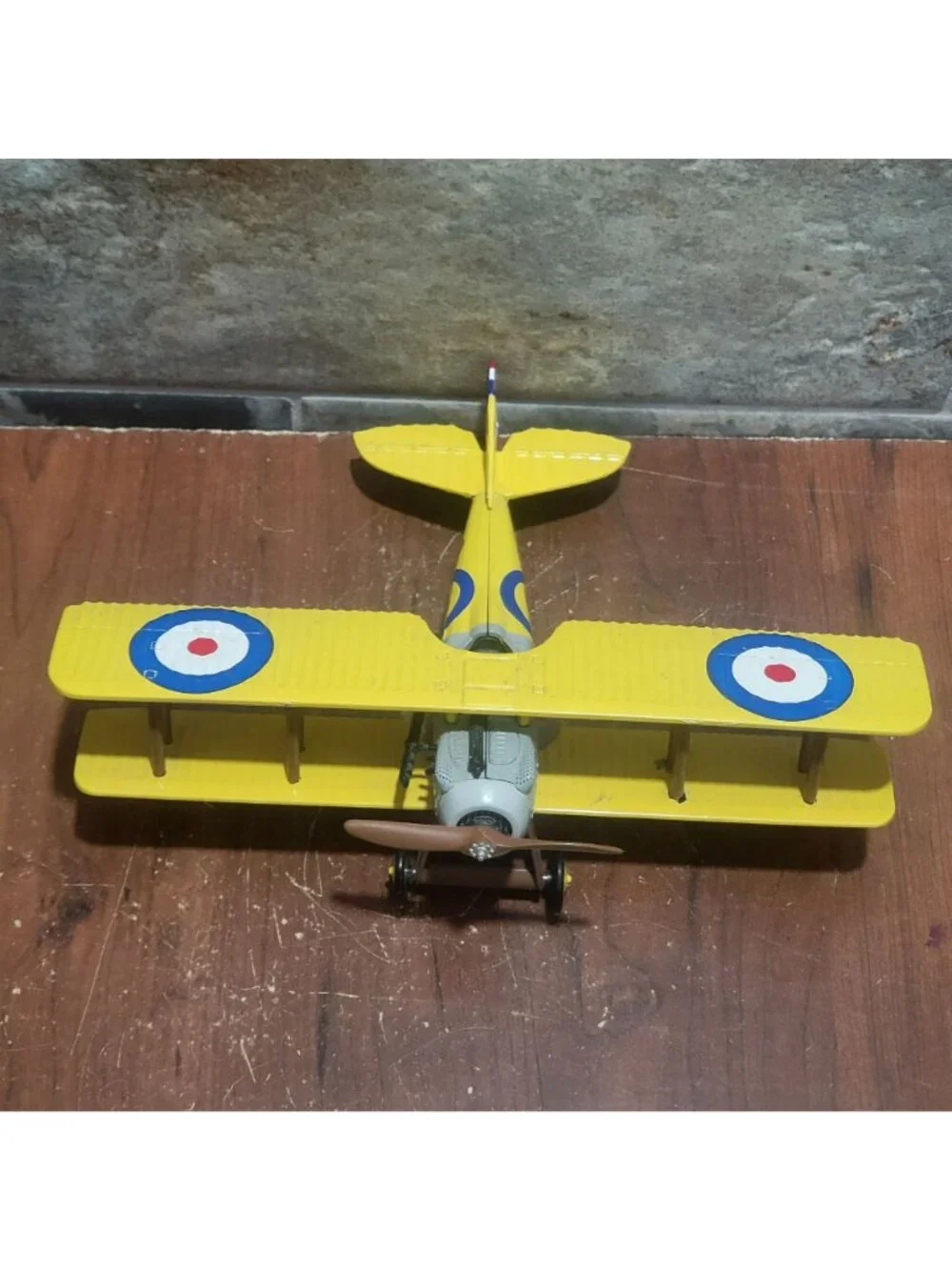 Assembled Airplane Model Kit Spad S VII Biplane Model Kit Rooster Emblem